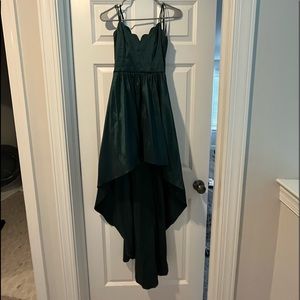 Emerald Green Short-Long Dress size 3 brand: B.Smart